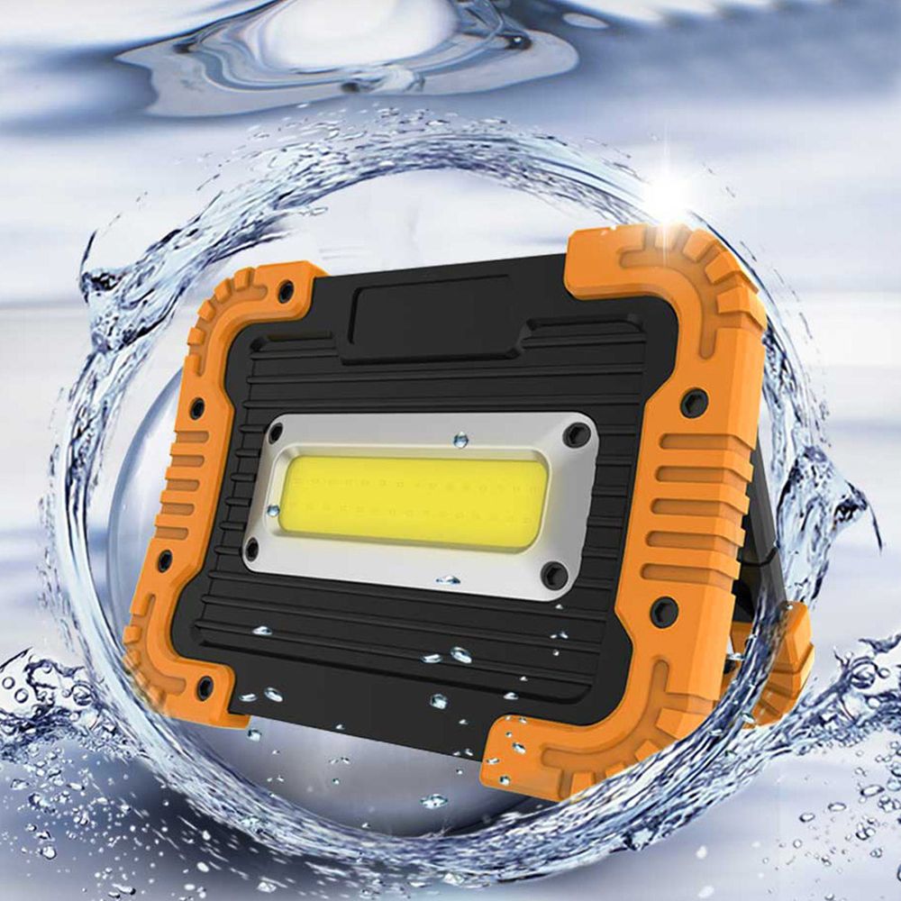 Baustrahler LED Arbeitsleuchte Arbeitsstrahler 30 W Lampe für Camping Werkstatt Baustelle Garage Bau Reparatur Arbeitslicht Batteriebetrieben Retoo