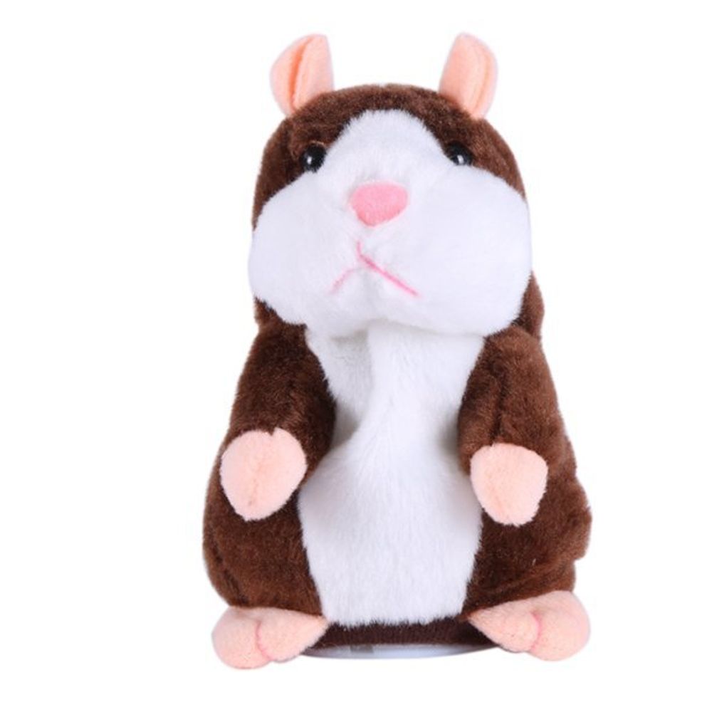 Sprechende Plüschtier Hamster Wiederholt Elektronische Haustiere Spielzeug für Baby Kinder wiederholt-Funktion Talking plüschhamster Geschenke Retoo