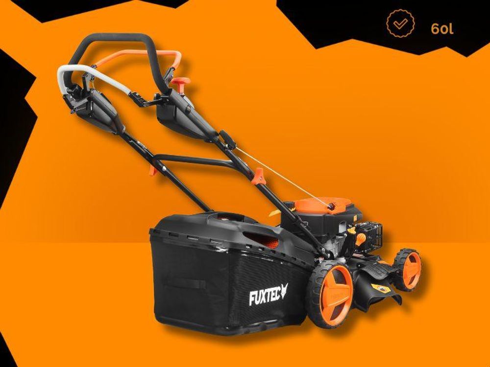 FUXTEC FX-RM5196PROSL, Rasenmäher mit Radantrieb, 50,1 cm, 2,5 cm, 7,5 cm, 1001 m², Rotorblätter