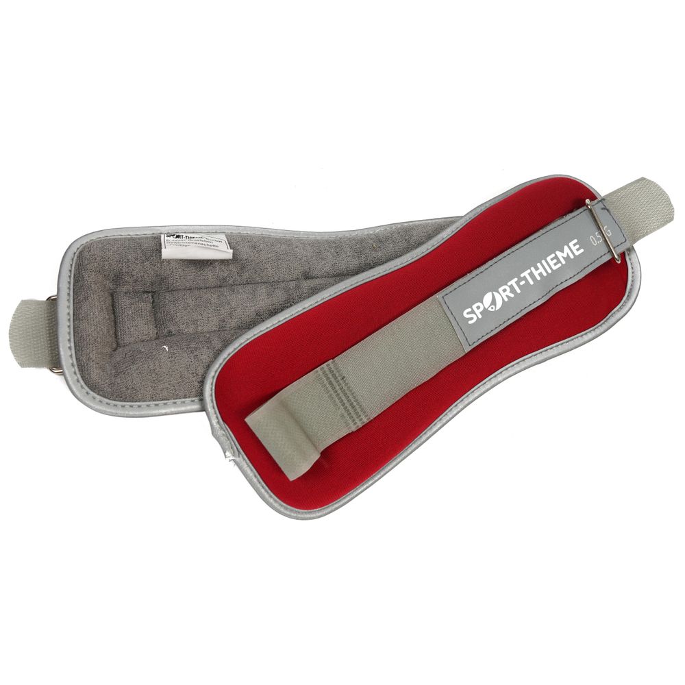 Sport-Thieme Gewichtsmanschetten "Premium", 0,5 kg, Rot