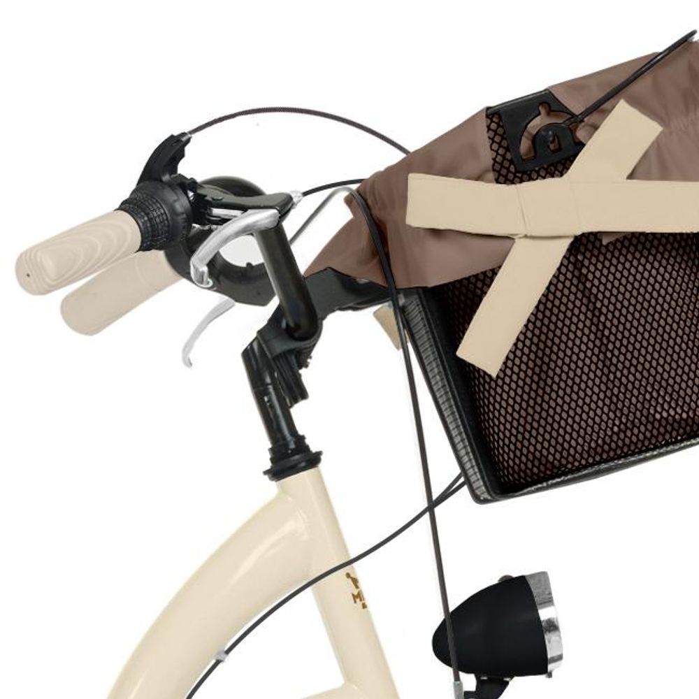 Milord Komfort Fahrrad Mit Korb Damenfahrrad Hollandrad, 28 Zoll, Braun, 7-Gang
