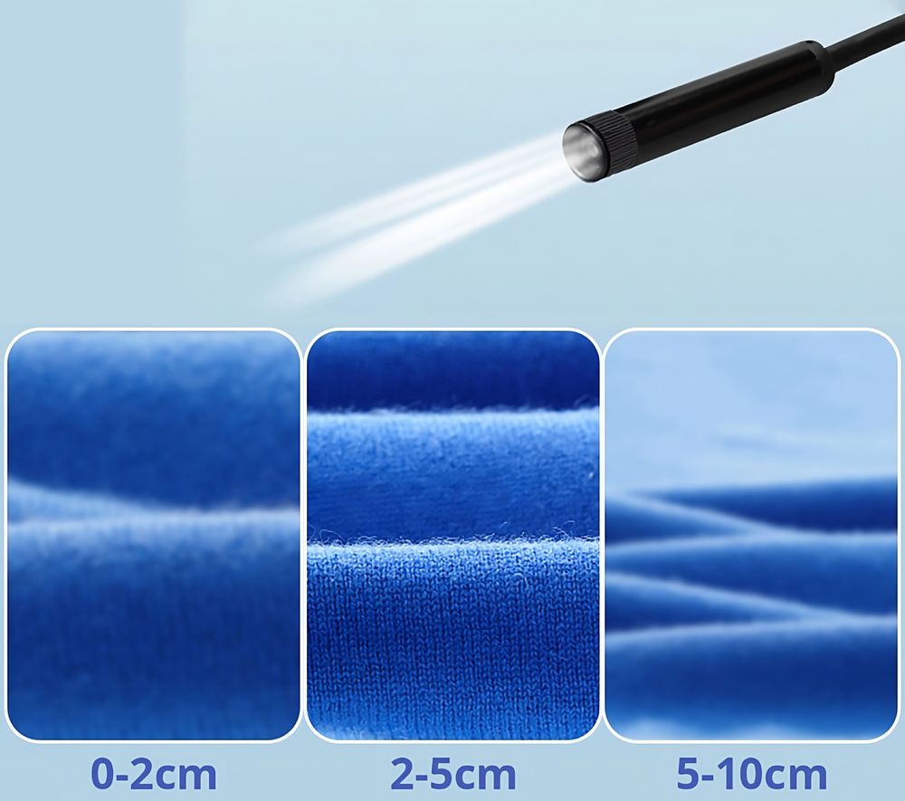 Endoskopkamera Profi WiFi WLAN Endoskop mit LED Licht Inspektionskamera Endoscope Kamera mit Wasserdicht IP67 Objektiv Retoo
