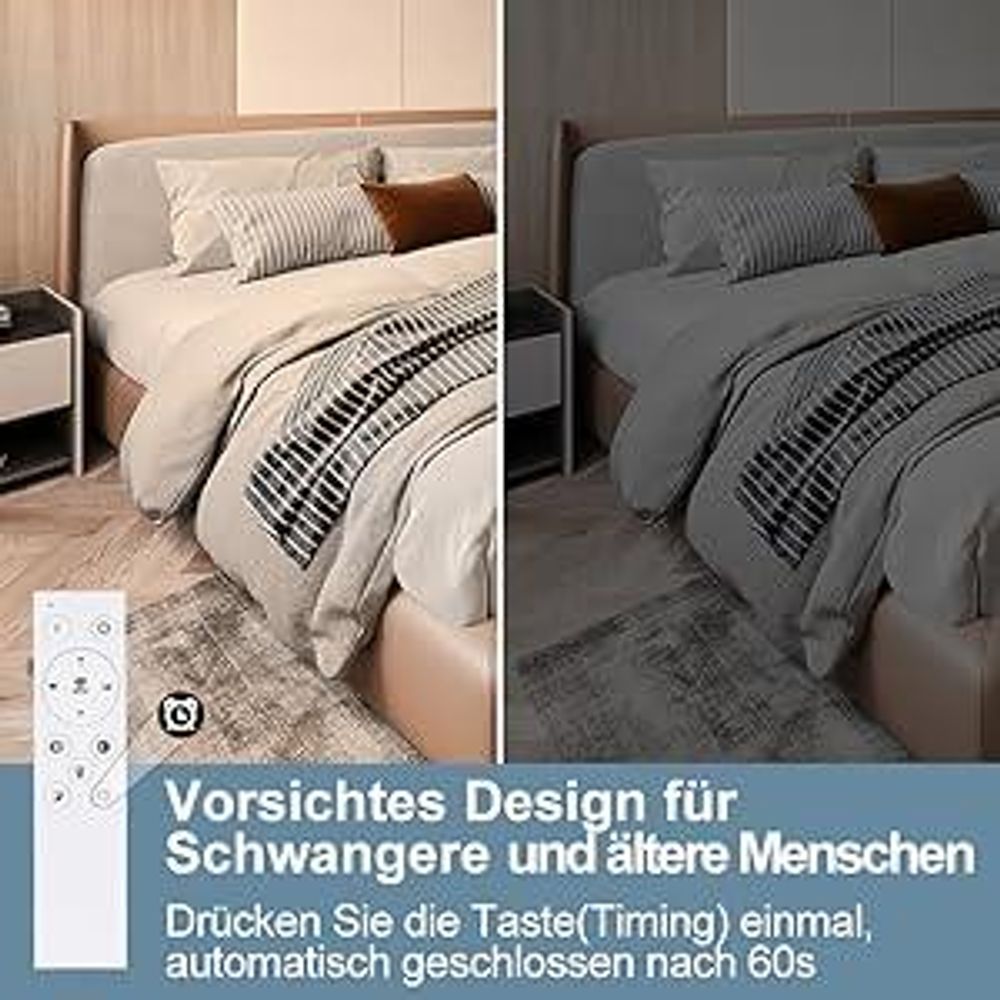 ZMH Lampada da soffitto Dimmerabile a LED nero con telecomando 40CM 33W Moderna lampada di design geometrico per soggiorno camera da letto cucina corridoio
