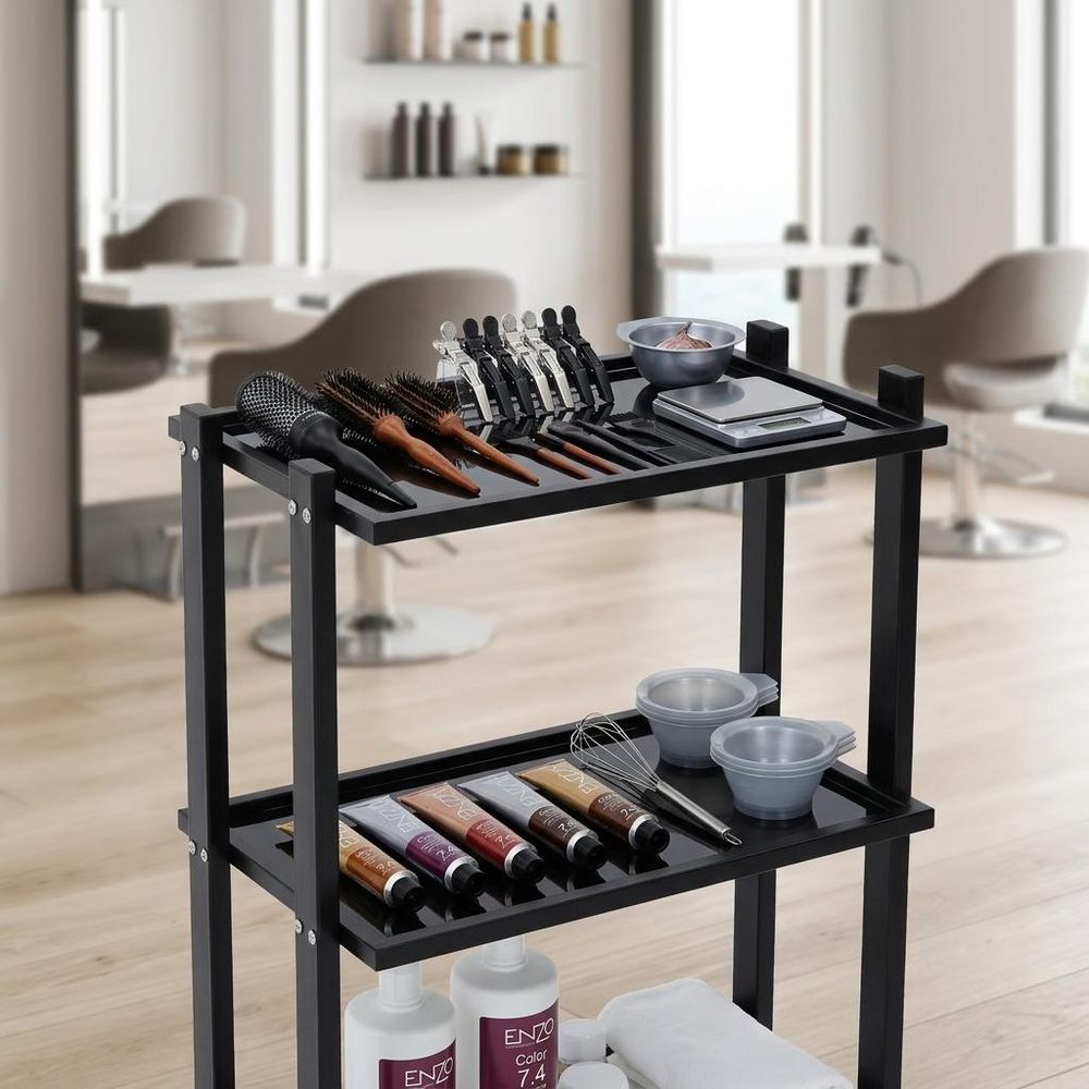 ENZO-231 Friseurwagen Rollwagen mit Schubladen für Colorationen im Salon