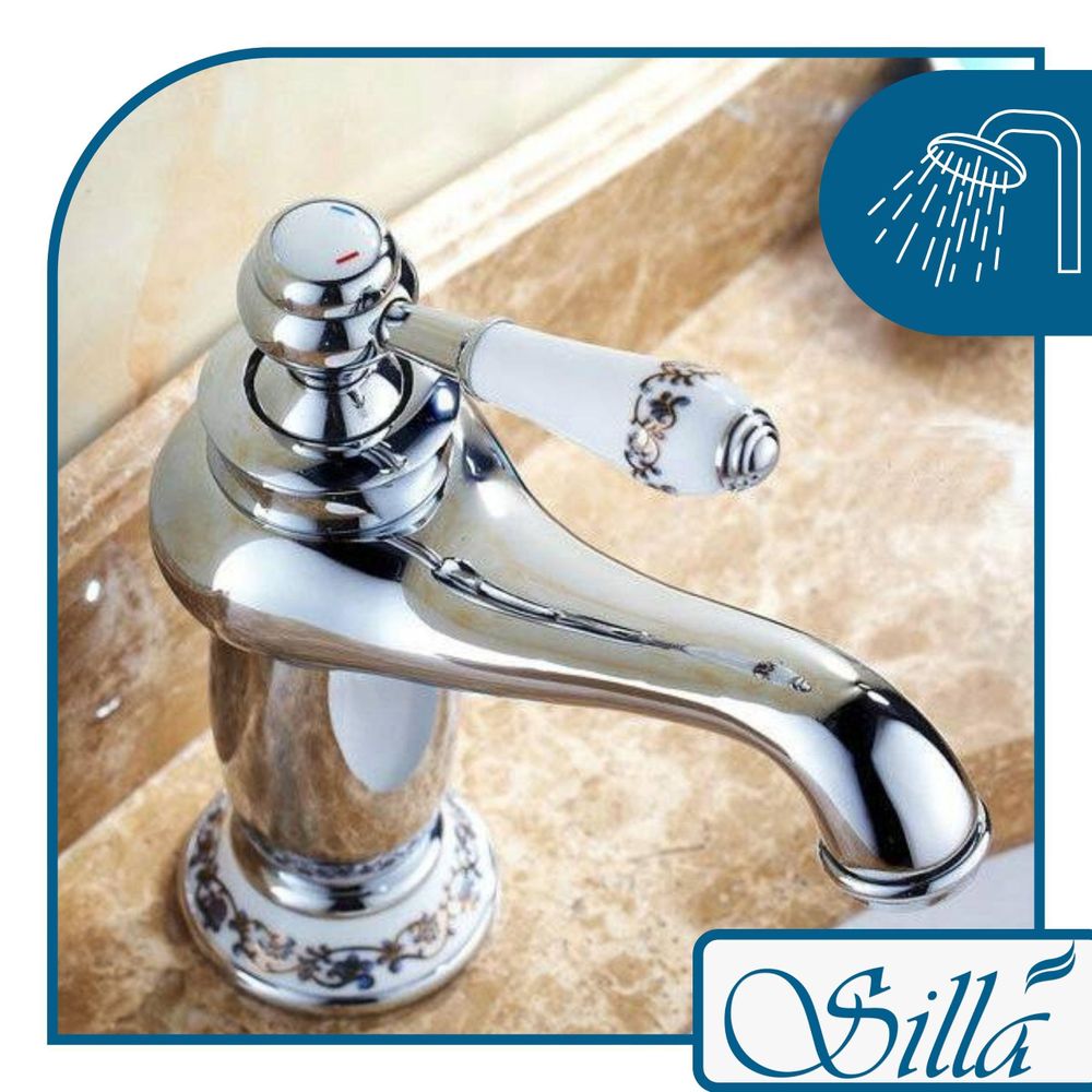 Silla, Chrom, Armatur, Bad, Spültischarmatur, Wasserhahn Bad, Wasserhahn, Messing