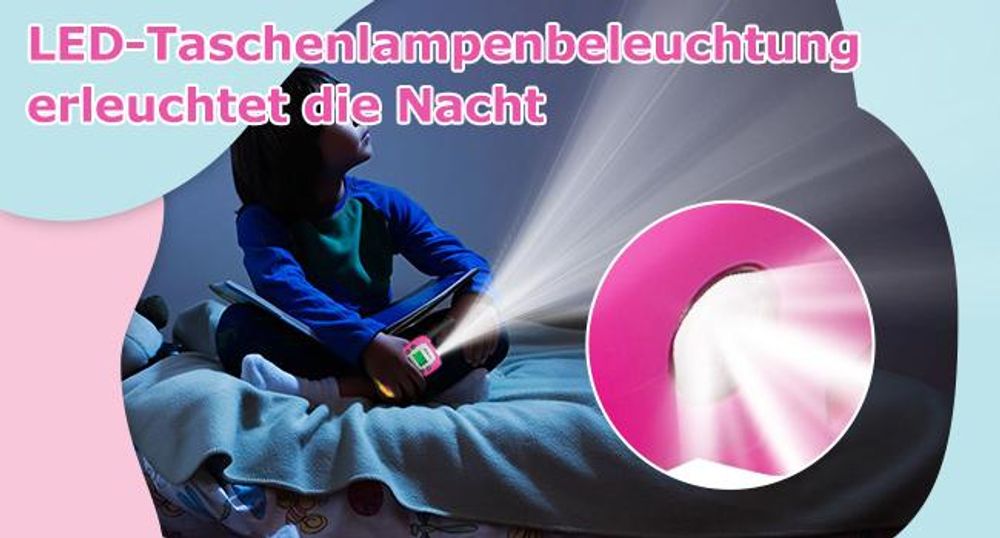 Retevis RA618 Walkie Talkie Kinderspielzeug, für 6-12 Jahre Mädchen Jungen, VOX Taschenlampe 10 Ruftöne, Ostergeschenke Wandern Radfahren Abenteuer
