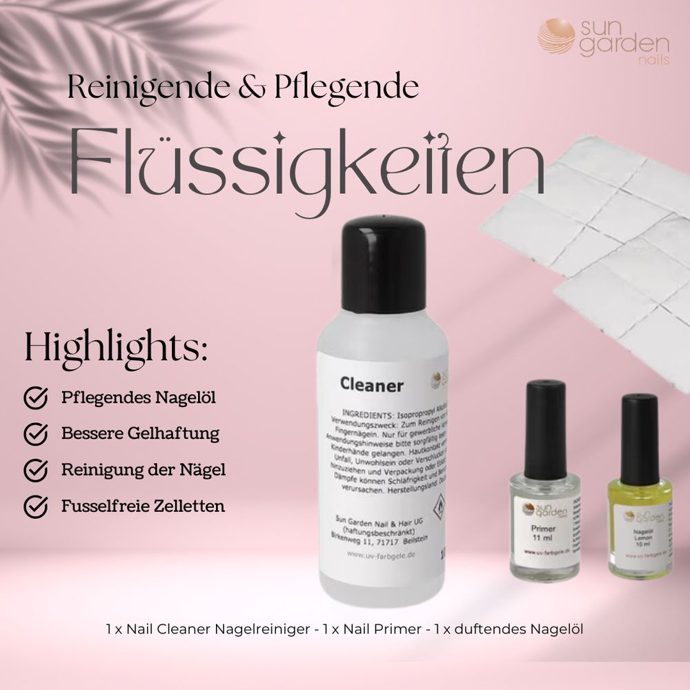 UV Gel Starterset Starlight inkl. UV-LED Gerät - Nagelstudio Einsteiger Set inkl. UV Gele, Farbgele, Nailart und UV Lampe