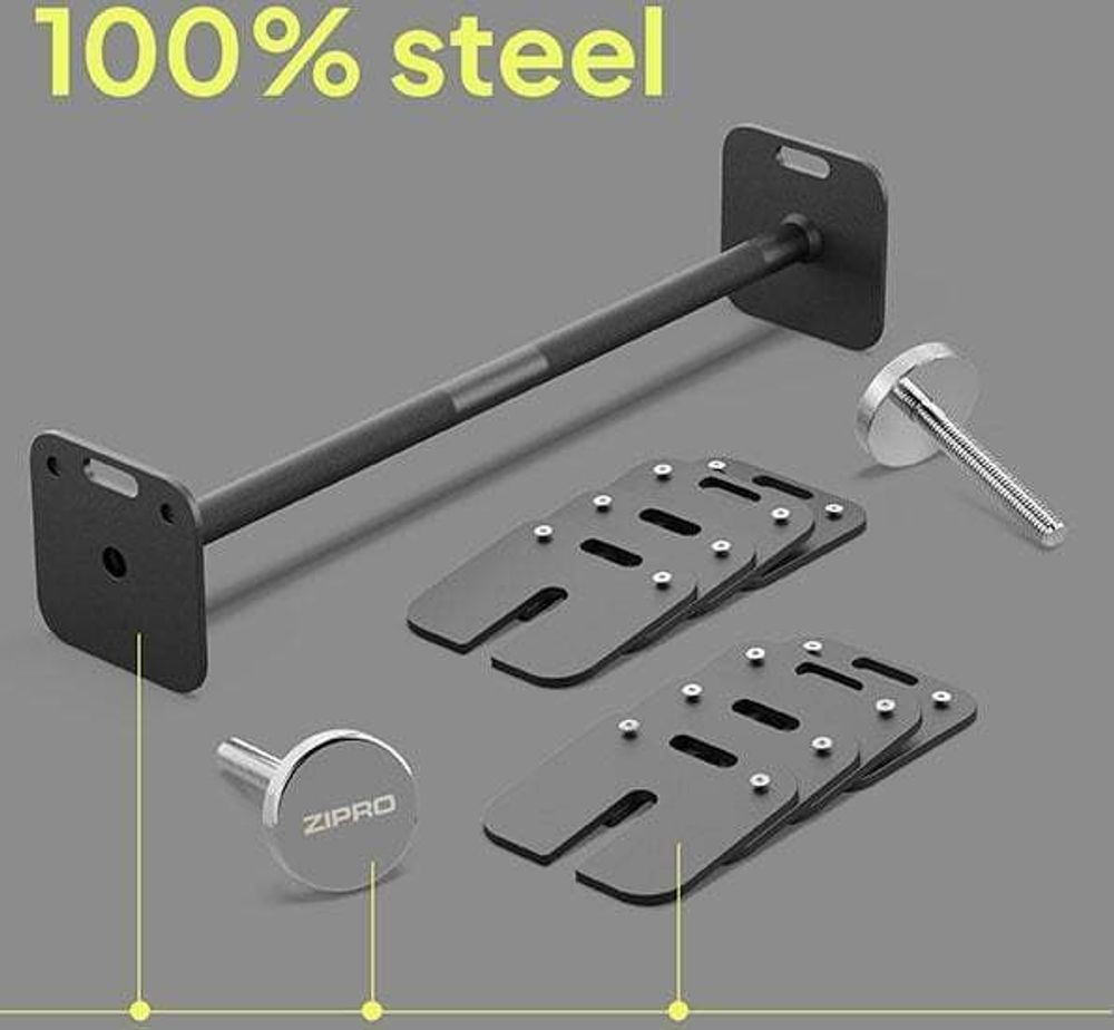 Zipro Square Langhantel Set Verstellbar 26,5 kg – Erweiterbares Hantelset Eckiges Design (Anti-Roll) Bodypump Set aus Stahl – Schnellverschluss-System