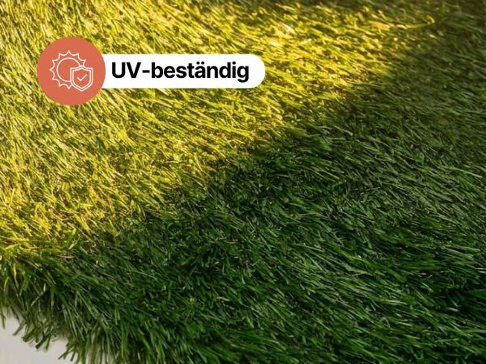 Kunstrasen Verde Tapiso 40 mm UV-beständig Balkon Terrasse Garten 400 x 400