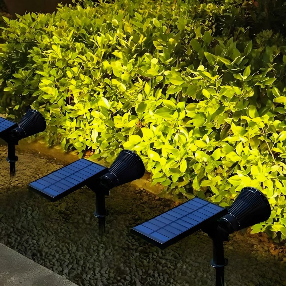 Superhelle LED Solarlampe Bodeneinbaustrahler mit Dämmerungssensor, Solar Bodenleuchte, Bodenlampe, Außen, Kaltweiß, 20W, Retoo