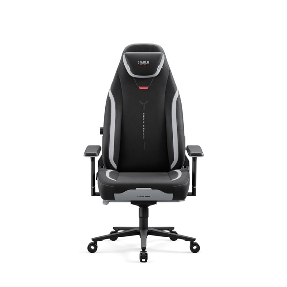 Diablo X.Eye Prime Gaming Stuhl mit Kühlfunktion Bürostuhl Schreibtischstuhl, Belastbar bis 140 kg, Größe Normal, Farbe Schwarz