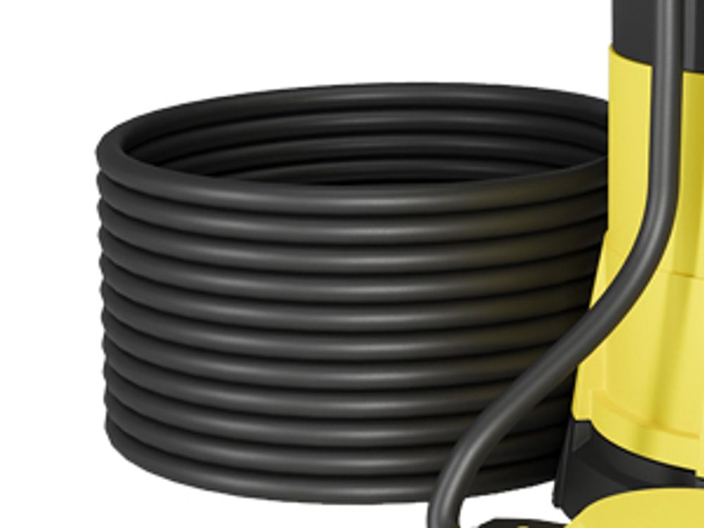 Schmutzwasserpumpe 5.000l/h, 250W, max. Förderhöhe 6m, Fremdkörper bis max. Ø5mm