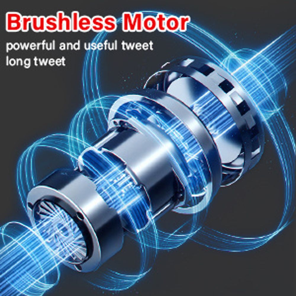 TEENO Akku-Elektrische Professionelle Baumschere, 30 mm, 2 x 2000 mAh, mit LED-Display, SK5 scharfe Klinge, bürstenloser Motor