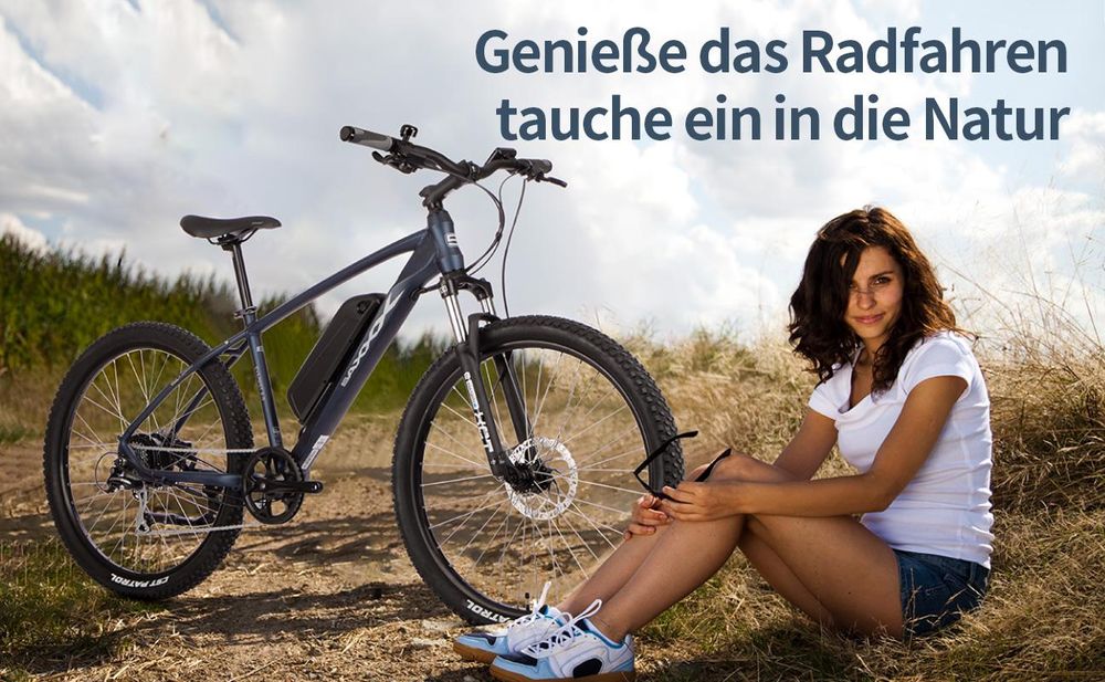 SAXXX E-Bike, EVEREST 2.0 DIAMANT Tiefeinsteiger Elektrofahrrad, 374Wh integrierter Akku, Shimano Acera 7-Gang, City E-Bike