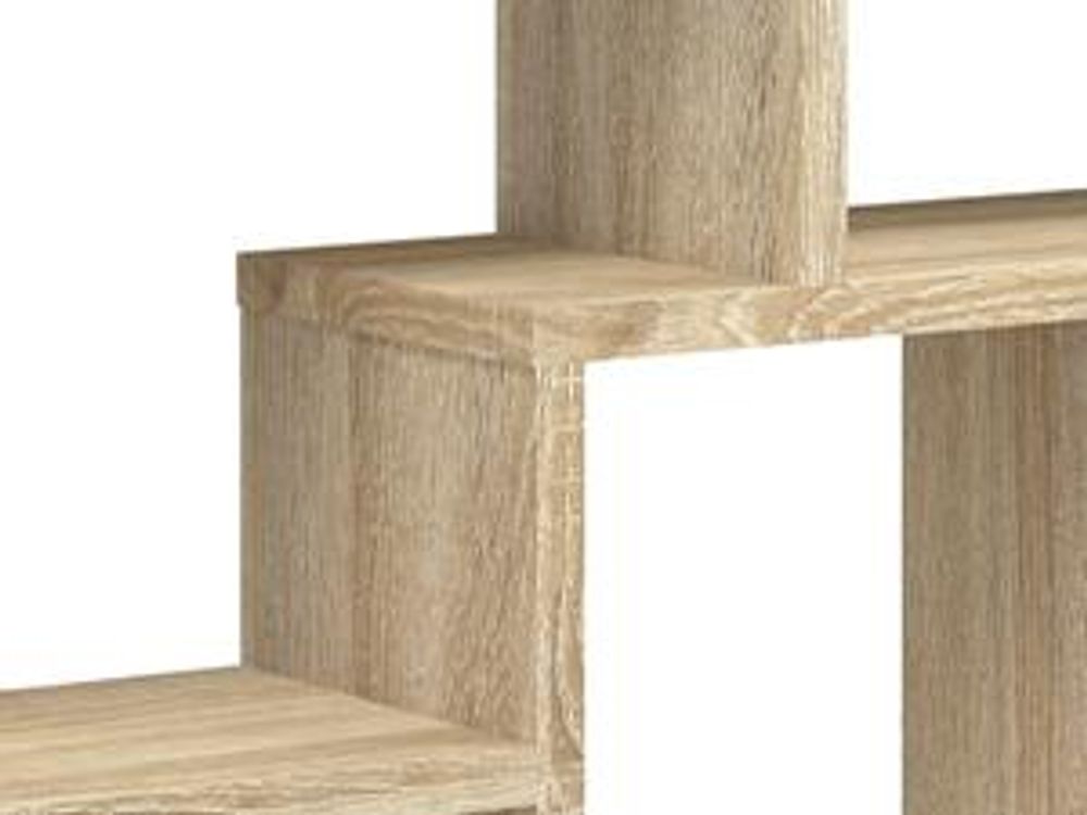 Scaffale a parete rovere Sonoma 85x16x52,5 cm materiale a base di legno