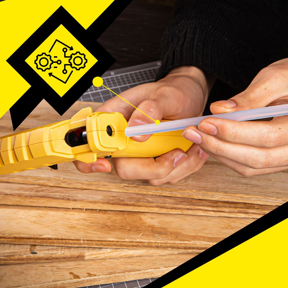Heißklebesticks für Heißklebepistole | Klebestifte, Heißklebestift, Heißkleber | DIY Handwerk | Reparaturen 42 Stück, 11 x 200 mm, Transparent | Retoo