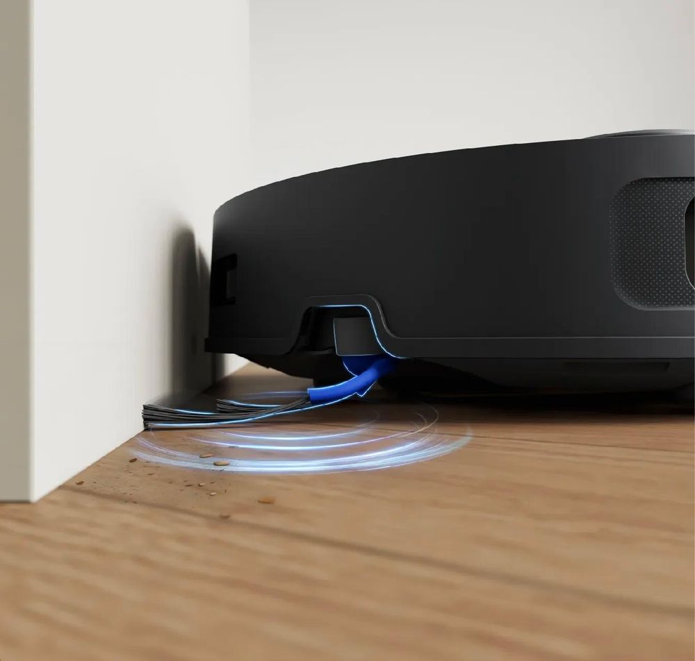 ECOVACS DEEBOT T30e Omni Staubsauger Roboter mit 1L Original-Reinigungsflüssigkeit, 25000Pa Saugroboter mit Wischfunktion Wischroboter Schwarz