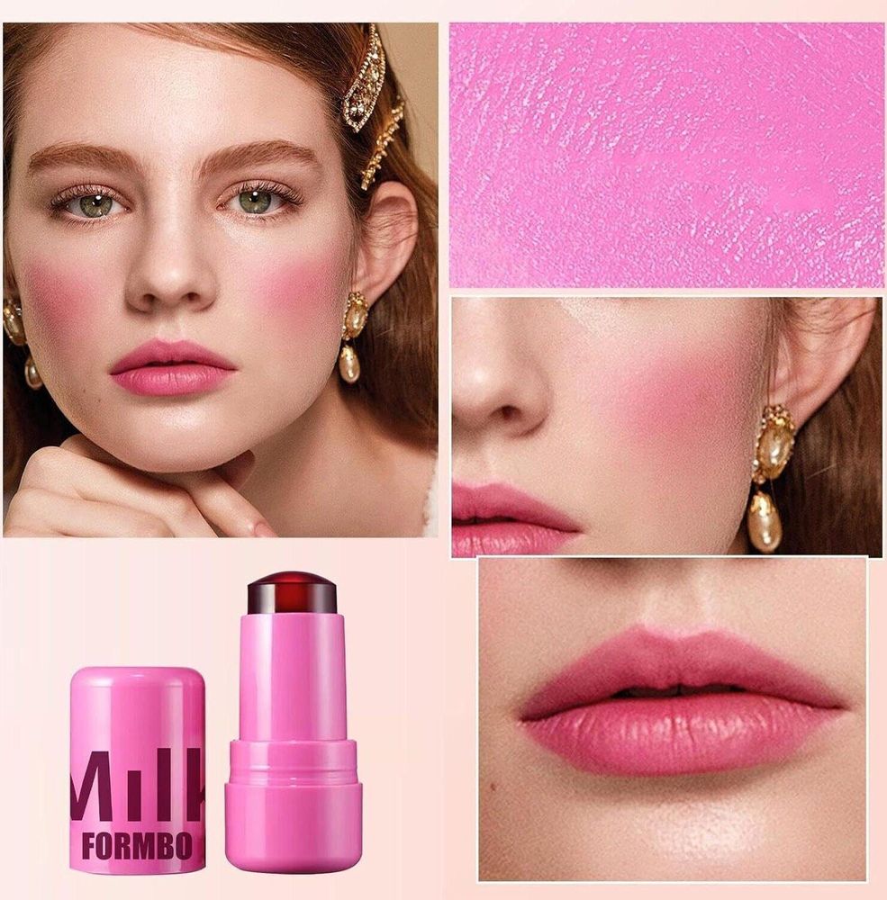 2-in-1 Schönheit: Lippenstift & Rouge in einem