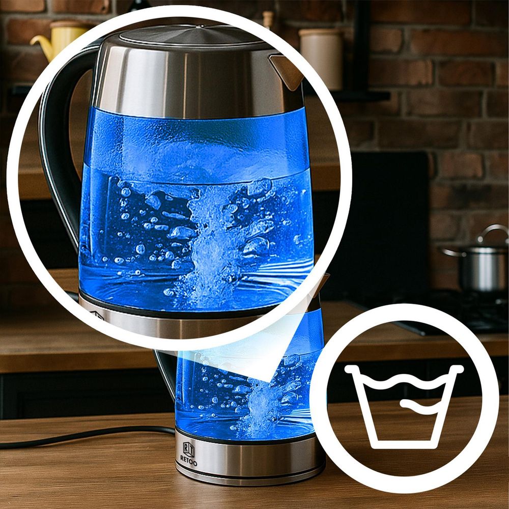 Glas-Design mit LED-Beleuchtung