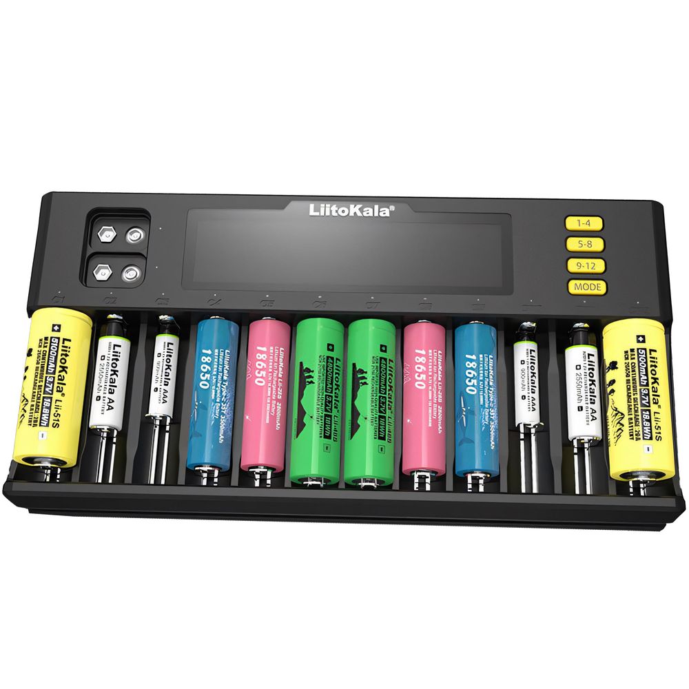 Ladezustand jeder Batterie einzeln prüfen