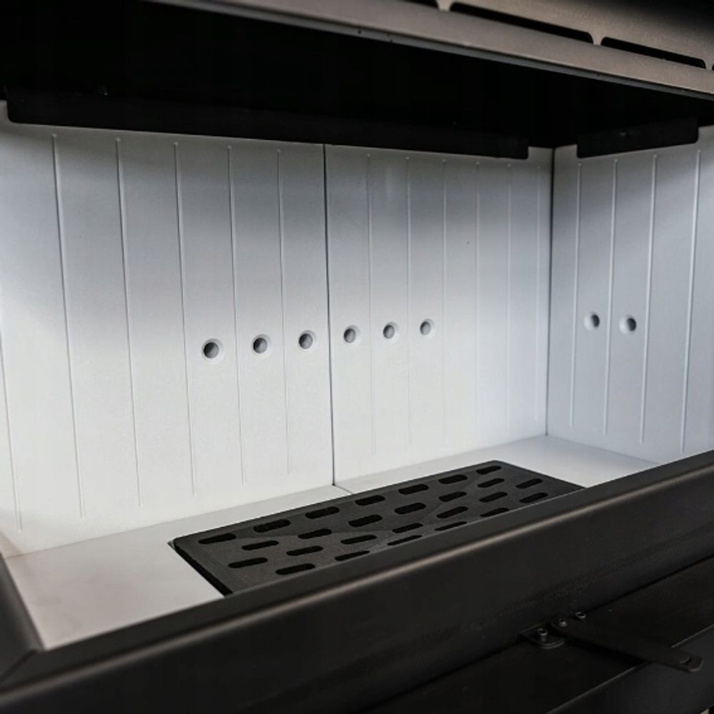 Kamineinsatz Kaminofen KRATKI FLOKI S Links Leistung 8kW KOMPLETTSET zum EINBAU