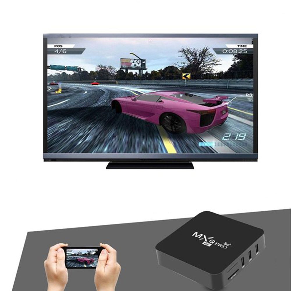Tv Box Android Set 8GB Smart Media Player Quad Core Streaming Tv Set Top Box Android 4x1.5Ghz H.265 WiFi Ethernet Full HD HDMI mit TV Fernbedienung Retoo