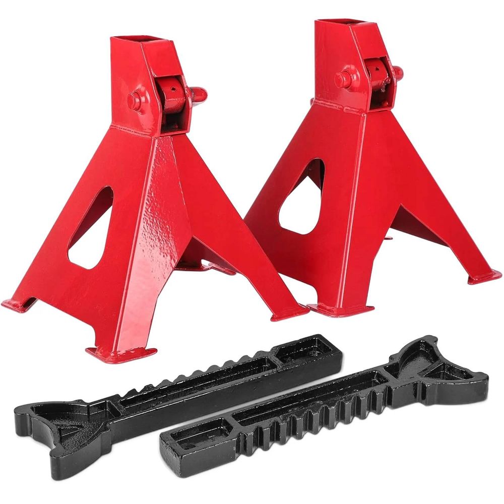 LUXTOM | Unterstellböck, 2 Stück Stützböcke, 3000kg 290-420 mm, für PKW, Wagenheber, Stander, Auto Böcke, Stützböcke, Wagenbock
