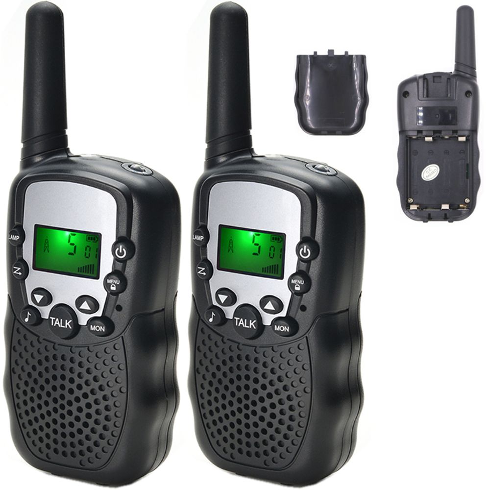 Walkie Talkie Große Reichweite, Funkgerät 8 Kanäle, Reichweite bis zu 3km, Handfunkgerät Walky Talky für Camping Radtouren Retoo
