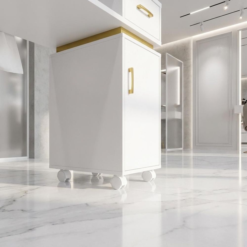 Biurko stolik kosmetyczny do manicure z pochłaniaczem pyłu do salonu SPA