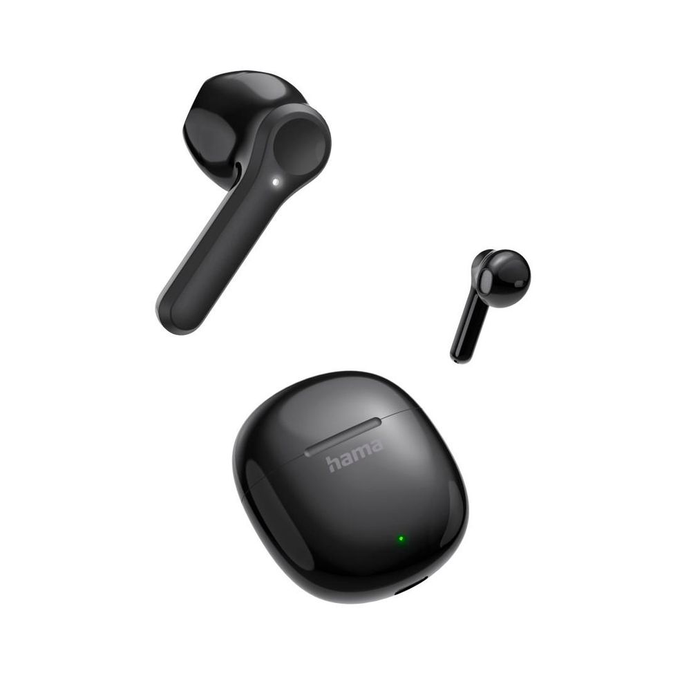 Hama Bluetooth-Kopfhörer Action One, TWS Earbuds, Schwarz