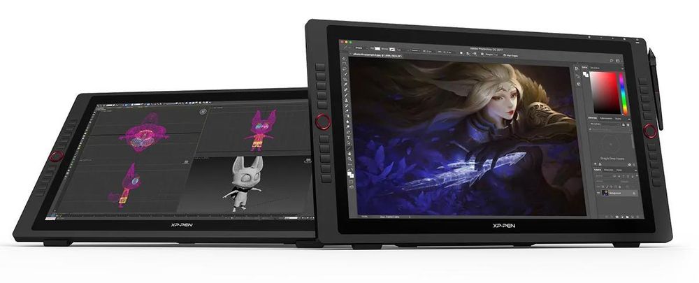 XPPen Artist 24 Pro Grafikmonitor 23,8-Zoll-Display Grafiktablett mit Display