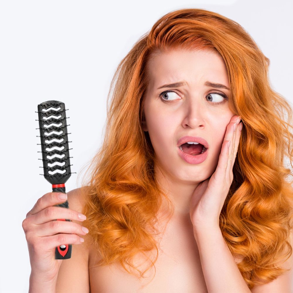 Haarbürste 5 tlg Satz Profi Entwirrbürste Detangler-Bürste Stylingbürste Föhnbürste Hair Haare ohne Ziepen Einzigartige Damen Herren Locken Lange Reto