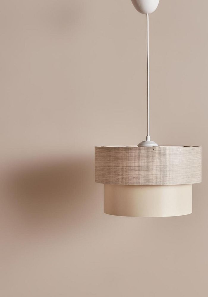 Opviq, AYD-3445, Kronleuchter, Beige, PVC, 30 x 30 x 70 cm