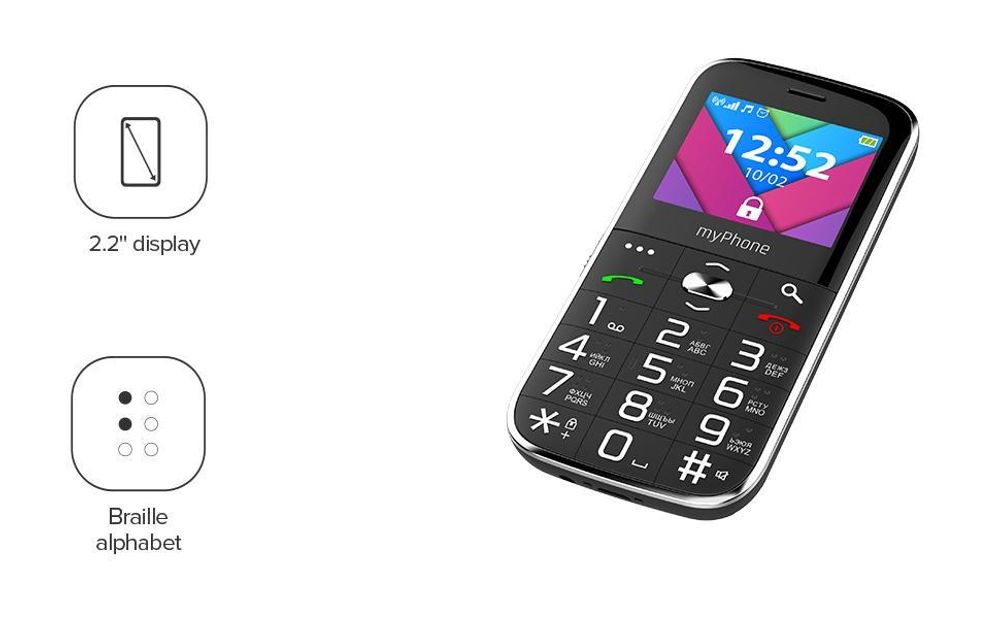 MYPHONE HALO C – Ein einfaches Mobiltelefon für Senioren mit Tastatur und lauter Lautsprecherfunktion