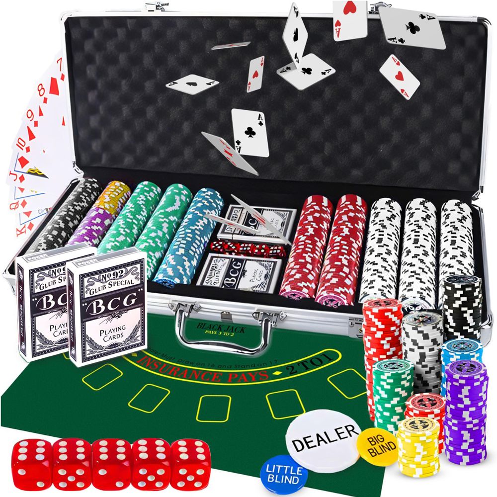 Alles für den perfekten Pokerabend in einem Set