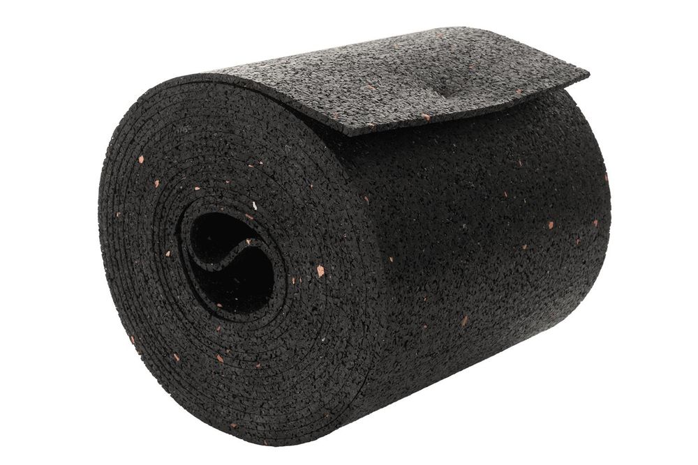 Antirutschmatte Ladungssicherung 5000x150x3 mm Gummimatte für Anhänger LKW Gummigranulat Bautenschutzmatte