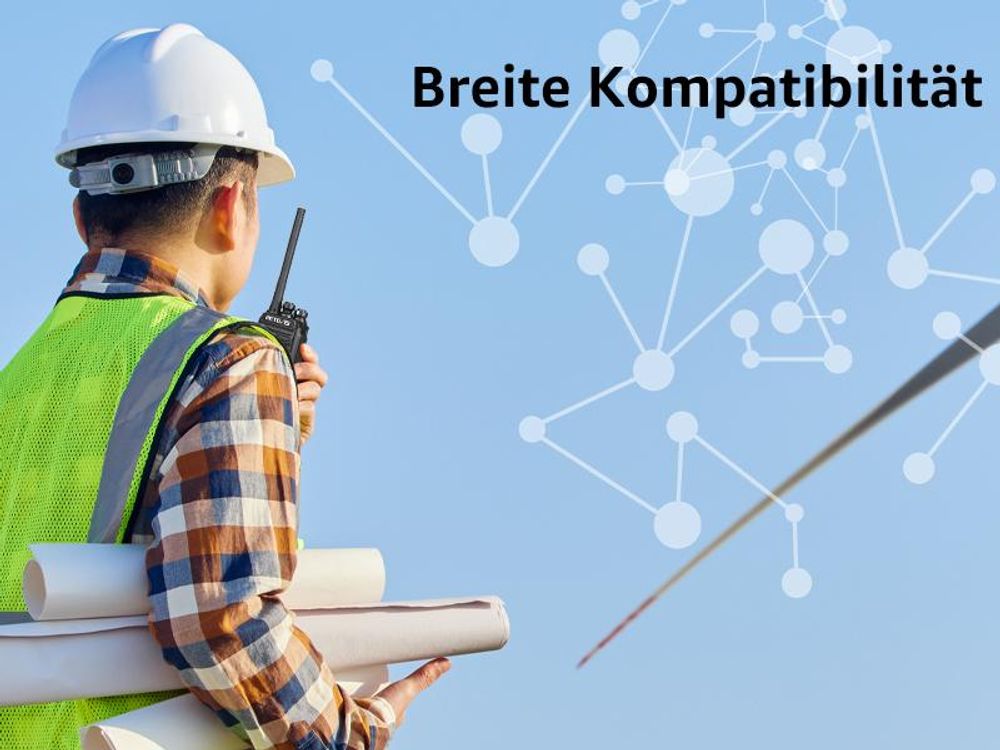 Retevis RT24 Plus Funkgeräte, Lizenzfrei Walkie Talkie 4er mit Headset Wiederaufladbarer Akku, 16 Kanäle IPx4 Wetterschutz Handfunkgerät für Schule