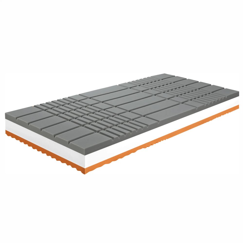 Penový matrac Benab Zero Medium 14 Matrac 80 x 200 cm H3 / H4 tvrdosť 14 cm výška Penové matrace, PUR, 7 zón, Nopy, Antidekubitný
