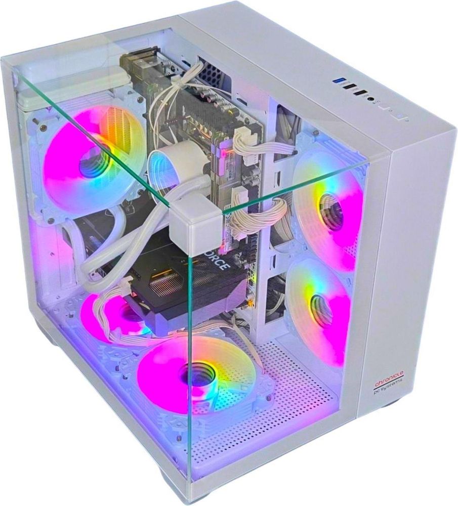 Gaming PC PHANTOM | NVIDIA RTX 5060 | 64GB RAM 1TB SSD | Intel 18 Core | RGB Lüfter mit Fernbedienung | Wasserkühlung | WLAN 5 | Win11 | TPM 2.0