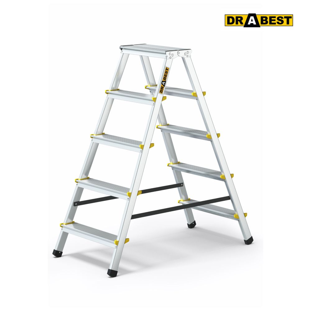 Drabest, 5 stupňov, rebrík, rebríky, hliníkový rebrík