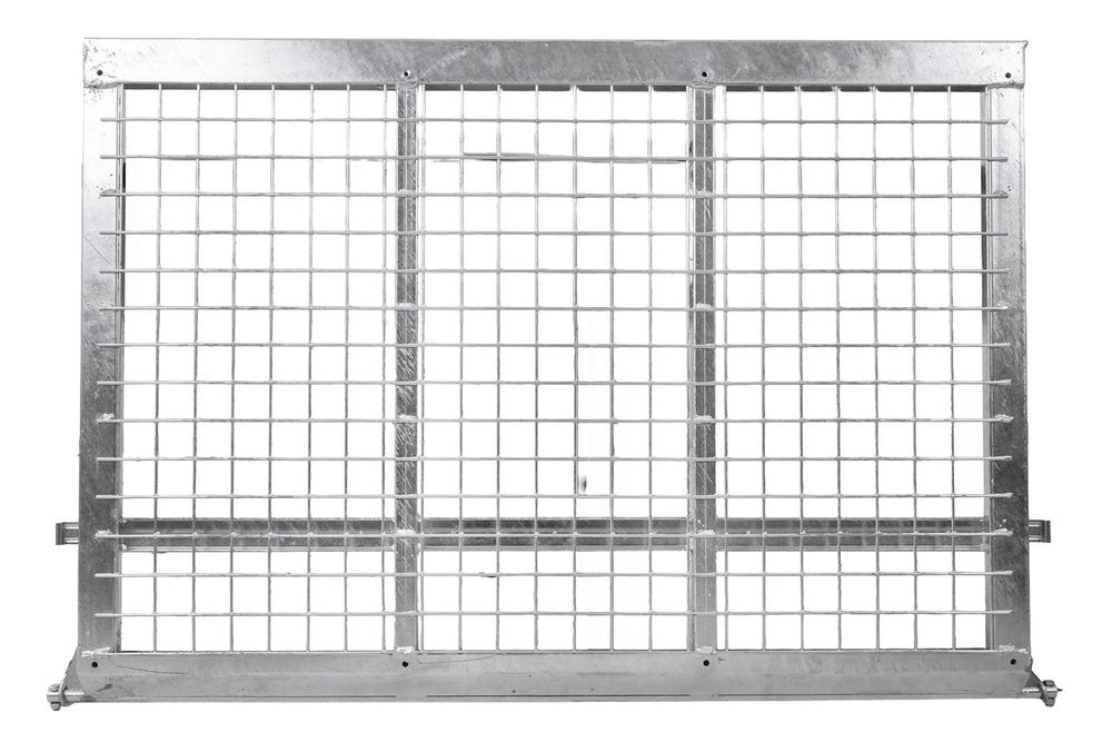 UNITRAILER Gitterrampe für Anhänger 88,6 x 125,5 cm Auffahrrampe 400 kg