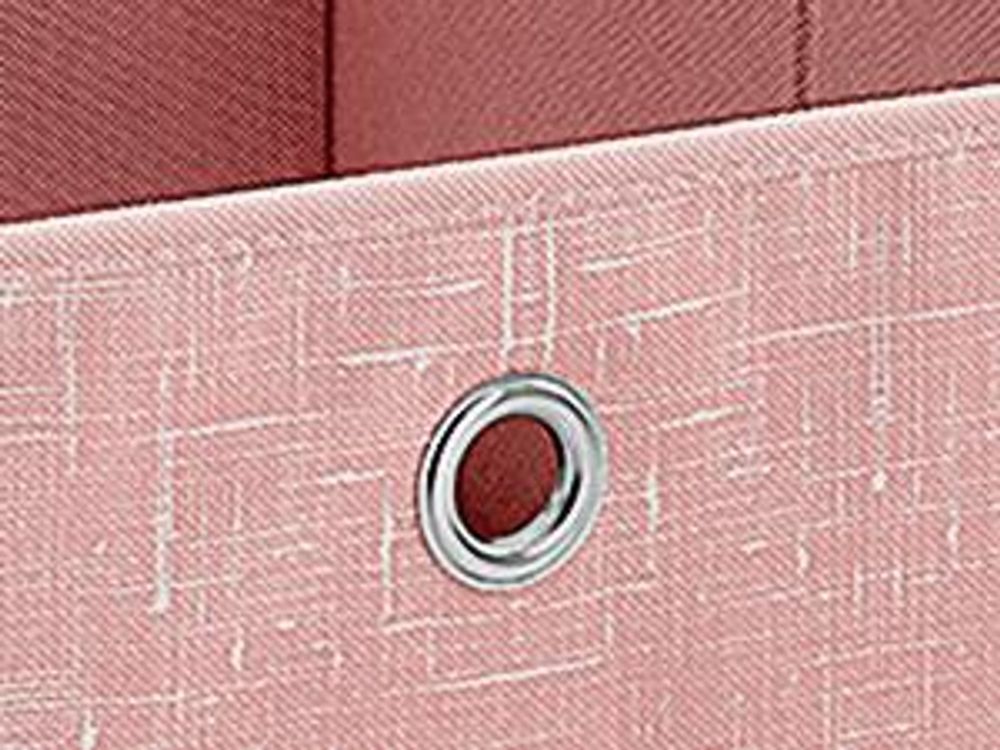 SONGMICS Ordnungsboxen, 6er Set, aus Vliesstoff mit Griff, 30 x 30 x 30 cm, Organizer Box, für Würfelregal, Faltbox, rosa