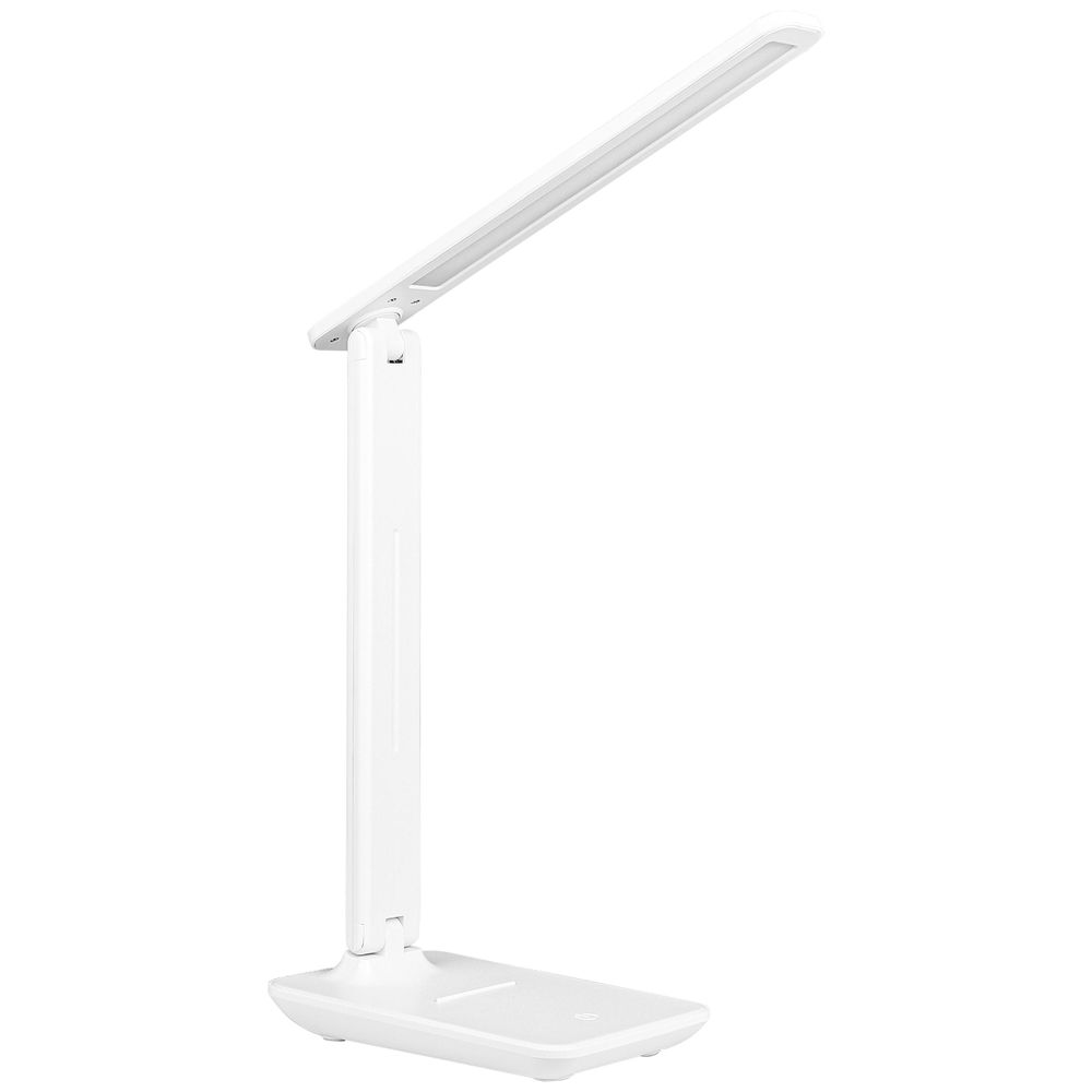 MasterLED LED Schreibtischlampe 5W Weiß, Dimmbar per Touch, CCT 3000-6500K, Büro & Nachttischlampe mit USB-C
