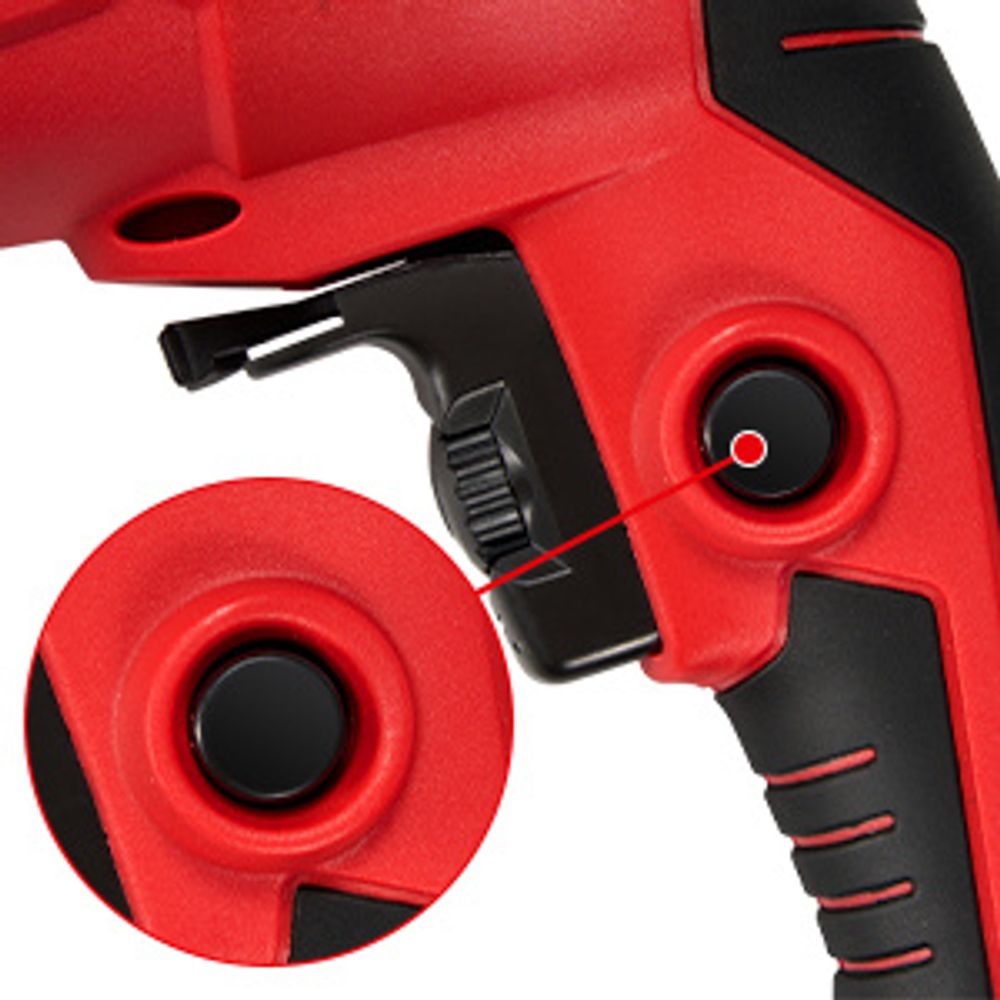 TEENO Schlagbohrmaschine 910 W mit Kabel, 0–3000 U/min mit 38 Zubehör, Variabler Geschwindigkeitsknopf