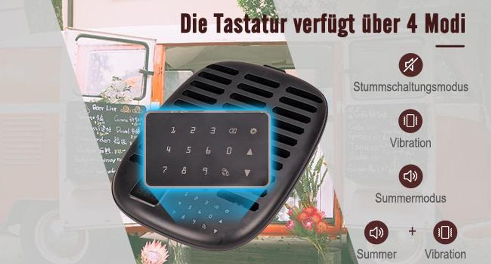 Retekess TD175P Restaurant Pager System, 30Pagers, 800M Pager Rufsystem, 7 Rufmod, 15H, Pager Pieper für Food Court, Hotel, Café, Bar, walkie talkie