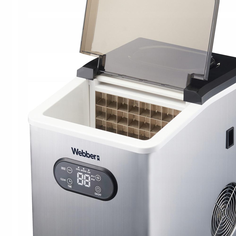 LCD-Display und Bedienfeld der WEBBER FRIO IM-201