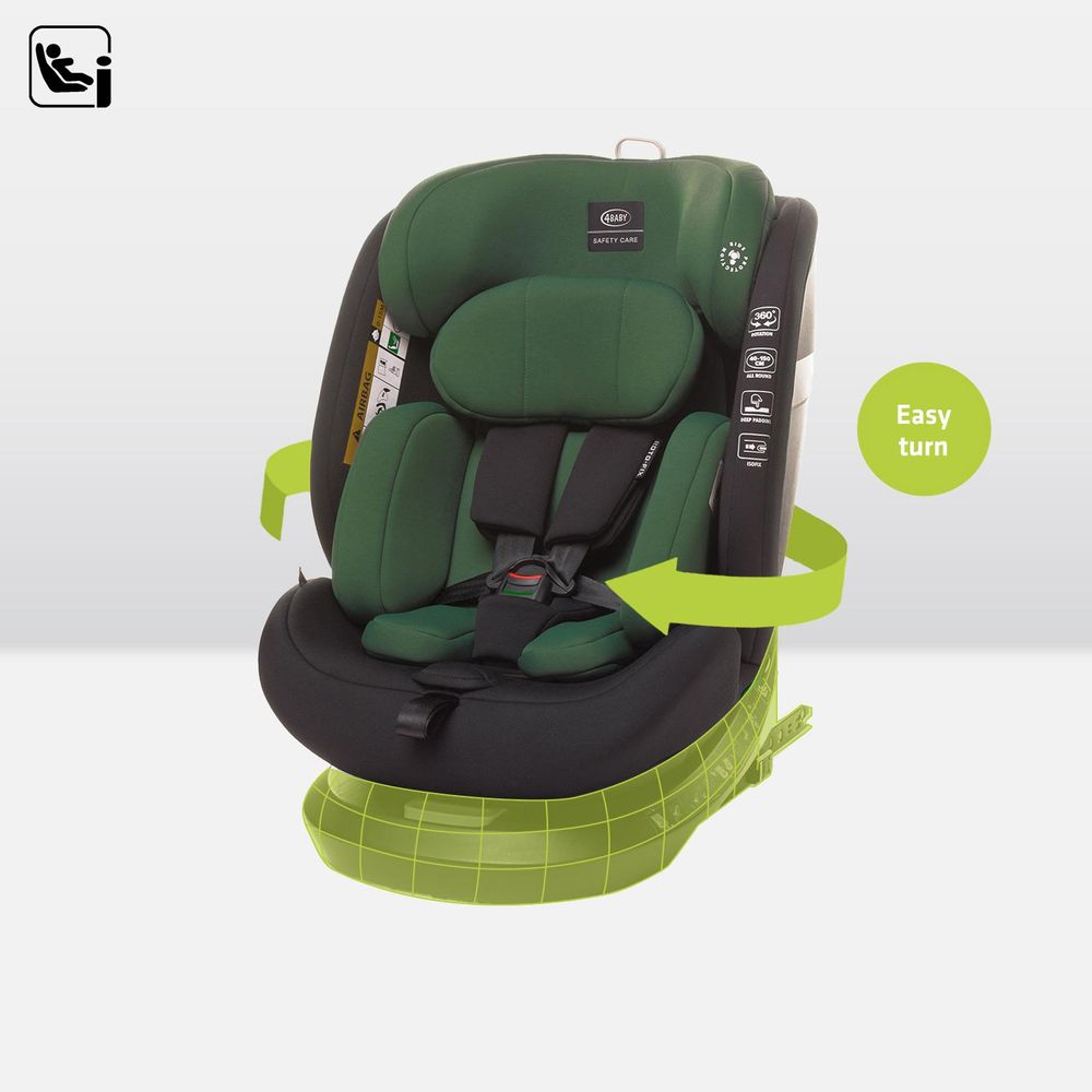 Roto-Fix Prémiová detská sedačka ISOFIX 0-36 kg 0-12 rokov 360° SPS bočná ochrana I-Size RWF do 105 cm