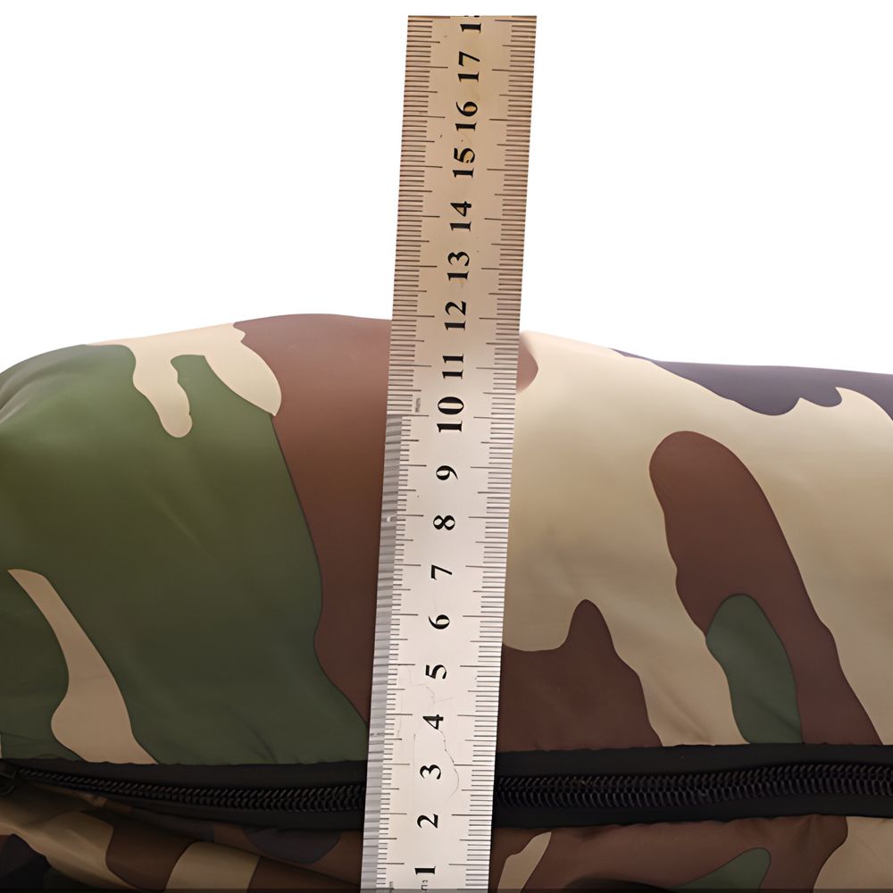 Schlafsack für Camping Outdoor Deckenschlafsack Sommer Wasserdicht Ultraleicht Kleines Packmaß Tragetasche 210x75cm Cammo Retoo