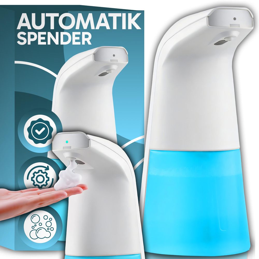 Seifenspender Automatischer 400 ml Infrarot Sensor, Berührungsloser, Elektrischer Automatisch Für Küche Und Badezimmer No Touch Soap Dispenser Retoo