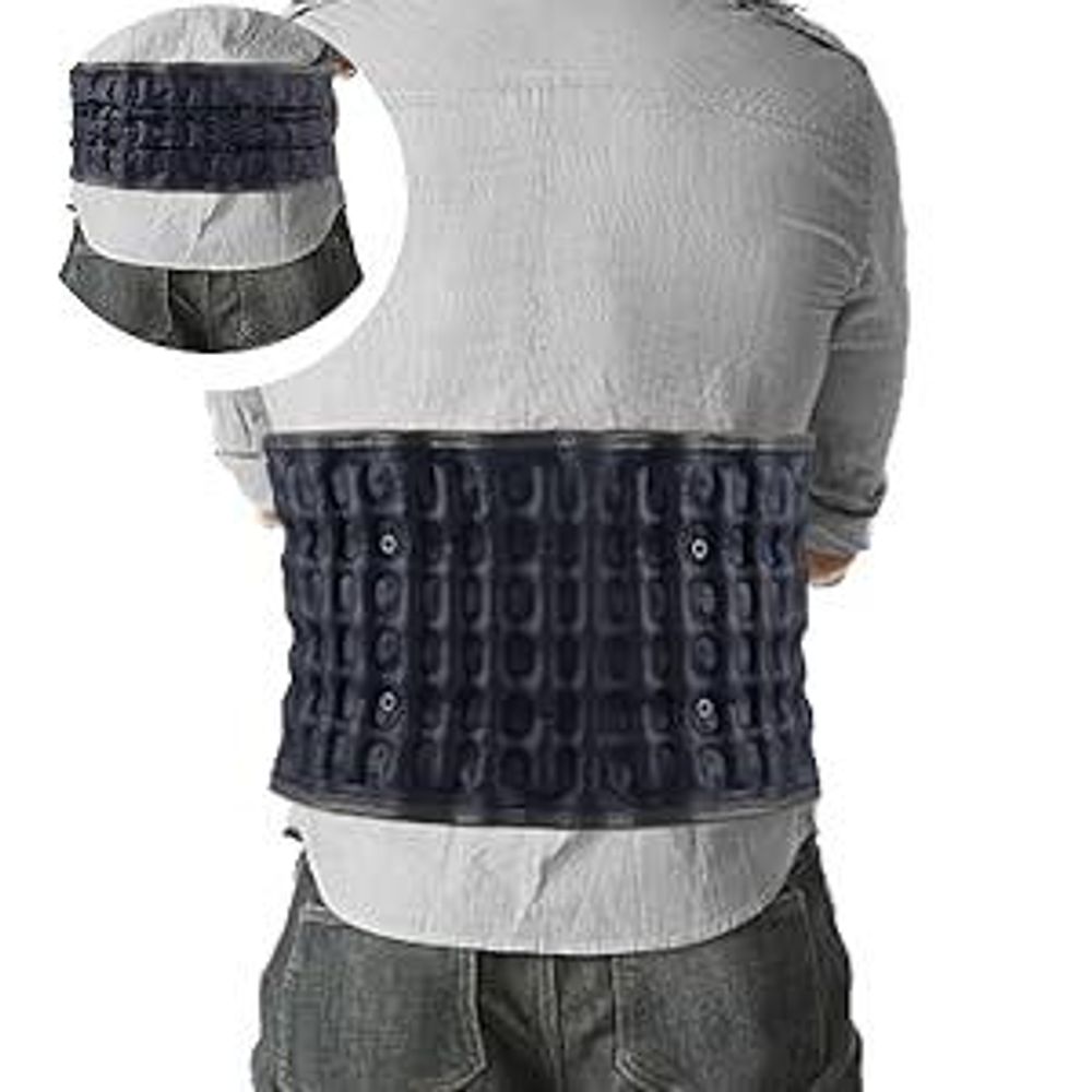 Rückenbandage, Bandscheiben-Gürtel, Lendenwirbelstütze, Aufblasbarer Lendengürtel Gürtel, Schmerzen im unteren Rücken Linderung